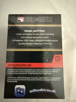 Pokemon TCG Mega Evolution Build and Battle Box Factory Sealed Brand New - Image 3