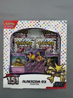 Pokemon TCG Scarlet & Violet 151 Alakazam EX Collection Box - Sealed NEW - Image 1