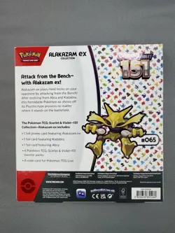 Pokemon TCG Scarlet & Violet 151 Alakazam EX Collection Box - Sealed NEW - Image 4