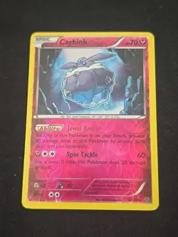 Carbink 47/108 Roaring Skies Reverse Holo Rare Pokemon TCG Light Played - Image 1