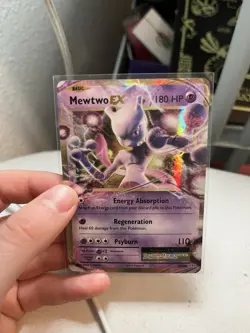 Mewtwo EX 52/108 Evolutions Holo Pokemon TCG (2016) - Image 1