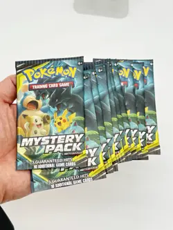 Pokemon TCG Mystery Pack Sealed Pack 10 Cards 3 Guaranteed Hits - Image 3