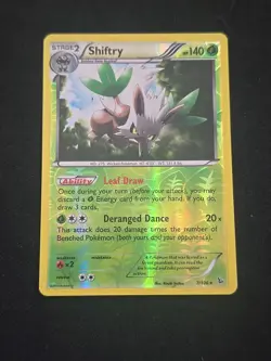 Shiftry 7/106 Flashfire Reverse Holo Rare Pokemon TCG Light Played - Image 1
