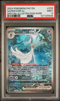 2024 POKEMON PAF EN-PALDEAN FATES #233 GARDEVOIR ex PSA 9 [107125508] - Image 1