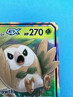Rowlet & Alolan Exeggutor GX ULTRA RARE Tag Team 1/236 Pokemon Holo Foil - Image 2