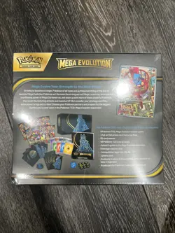 Pokemon TCG: Mega Evolution Factory Sealed ETB LUCARIO New In Box - Image 2
