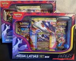 TWO SEALED MEGA LATIAS EX BOX (2) Pokemon Mega Evolutions - Image 1