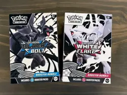 Pokemon Black Bolt & White Flare BOOSTER BUNDLE Set of 2! Factory Sealed - Image 1