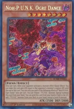 Yugioh! MP Noh-P.U.N.K. Ogre Dance - BLMR-EN064 - Secret Rare - 1st Edition Mode - Image 1