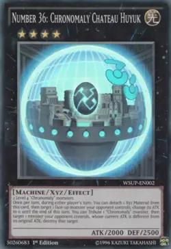 Yugioh! MP Number 36: Chronomaly Chateau Huyuk - WSUP-EN002 - Super Rare - 1st E - Image 1