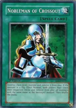 Yugioh! MP Nobleman of Crossout - SD6-EN019 - Common - 1st Edition Moderately Pl - Image 1