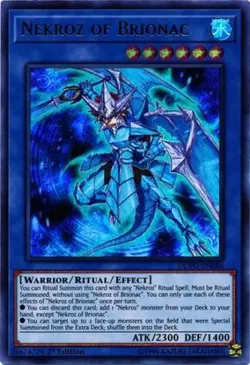 Yugioh! MP Nekroz of Brionac - DUPO-EN086 - Ultra Rare - 1st Edition Moderately - Image 1