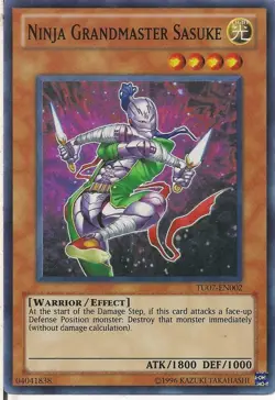Yugioh! MP Ninja Grandmaster Sasuke - TU07-EN002 - Super Rare - Unlimited Editio - Image 1