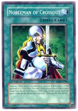 Yugioh! MP Nobleman of Crossout - SD8-EN020 - Common - 1st Edition Moderately Pl - Image 1