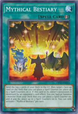 Yugioh! MP Mythical Bestiary - OP10-EN024 - Common - Unlimited Edition Moderatel - Image 1