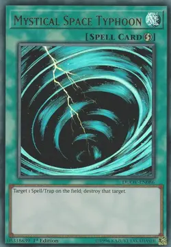 Yugioh! MP Mystical Space Typhoon - DUOV-EN086 - Ultra Rare - 1st Edition Modera - Image 1