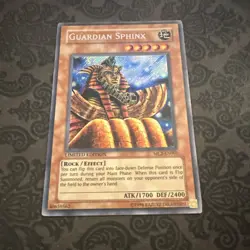 Yugioh! Guardian Sphinx MC2-EN001 Secret Rare - Image 1
