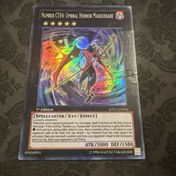 Yugioh JOTL-EN056 Number C104: Umbral Horror Masquerade Super Rare 1st Ed - Image 1