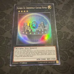 Yugioh! - Number 36: Chronomaly Chateau Huyuk - WSUP-EN002 - Super Rare - 1st Ed - Image 1