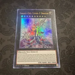 Yugioh Galaxy-Eyes Cipher X Dragon GFTP-EN011 Ultra Rare 1st Ed - Image 1