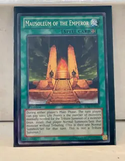 Yugioh! 1x Mausoleum of the Emperor - BP02-EN149 - Mosaic Rare 1st Edition - Image 3