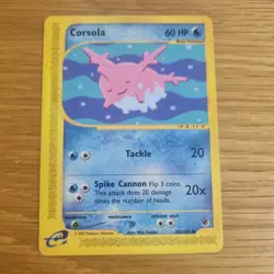 CORSOLA 102/165 POKEMON CARD (EXPEDITION BASE SET) - Image 2