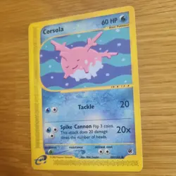 CORSOLA 102/165 POKEMON CARD (EXPEDITION BASE SET) - Image 4