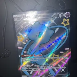 Pokemon TCG Paldean Fates Mew ex 216/091 Shiny Full Art Mint Pokemon Card - Image 4