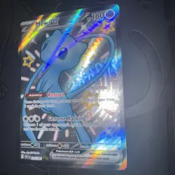 Pokemon TCG Paldean Fates Mew ex 216/091 Shiny Full Art Mint Pokemon Card - Image 5