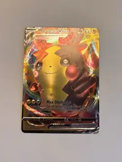 3D Fan Art Display Holo Foil Card Morpeko Vmax 038/072 NM - Image 1