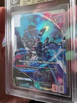 💥 Gundam Card Game Aerial Rebuild First Combat Tournament Winner BGS 10💥 - Image 3
