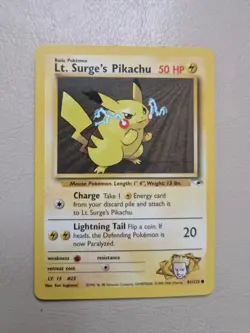 Mix Of 5 Different Gym Challenge And Gym Heroes Pokemon Cards Non Holo - Image 3