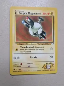 Mix Of 5 Different Gym Challenge And Gym Heroes Pokemon Cards Non Holo - Image 5