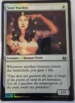 Soul Warden Magic the Gathering Card MM3 024/249 Foil Mint - Image 1