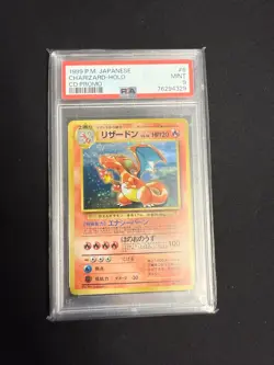 PSA 9 Charizard Holo CD Promo 006 Pokemon Card Japanese 1999 Vintage Old Back - Image 1