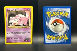 Sabrina's Pokemon - Gym Heroes 5 Card Lot (Abra Gastly Slowpoke Slowbro) - Image 2
