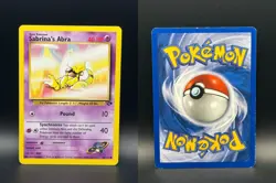 Sabrina's Pokemon - Gym Heroes 5 Card Lot (Abra Gastly Slowpoke Slowbro) - Image 5