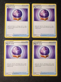 4x Fog Crystal 140/198 Pokemon card Chilling Reign uncommon NM - Image 1