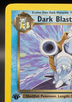 Pokemon TCG Card - Dark Blastoise 20/82 1st Edition Team Rocket Rare Vintage - Image 2
