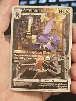 Garchomp 175/155 Pokemon TCG Pocket Space-Time Smackdown Textured Fanart Card - Image 2