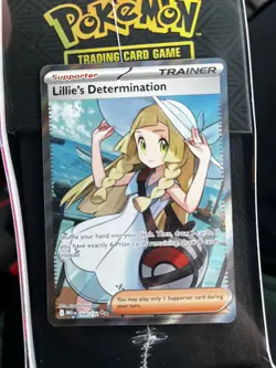 Lillie's Determination 169/132 - Mega Evolution - Pokemon Card - English - NM/M - Image 1
