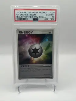 Pokemon card Japanese Promo Gym Chall SP Energy Holo 020/DPt-P PSA 10 Gem Mint - Image 1