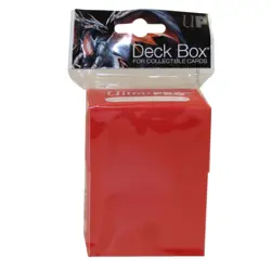 Trading Card Supplies - Ultra Pro DECK BOX - RED - New - Image 1