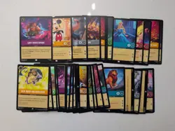 Lot Of (36) Disney Lorcana Fabled Uncommon & Common Cards - Image 1