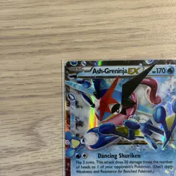 Ash-Greninja EX XY133 Black Star Promo Holo Card Nintendo Pokemon Card - Image 3