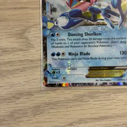 Ash-Greninja EX XY133 Black Star Promo Holo Card Nintendo Pokemon Card - Image 5