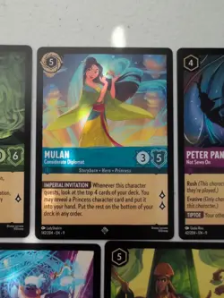 Lot Of (8) Disney Lorcana Fabled Super Rare, Rare & Foil Cards - Image 4