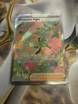Gardenia's Vigor GG61/GG70 Holo Ultra Rare Crown Zenith Pokemon Card - Image 1