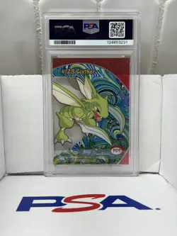 Topps Scyther #PC9 Clear Cards PSA 9 MINT - Image 2