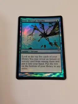 Peer Through Depths MTG Champions of Kamigawa Foil MP - Image 2